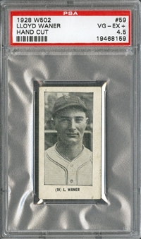 1920-1928 "W"-Strip Cards Stars and Hall of Famers Graded Trio (3 Different)